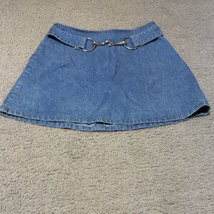 vintage denim skirt